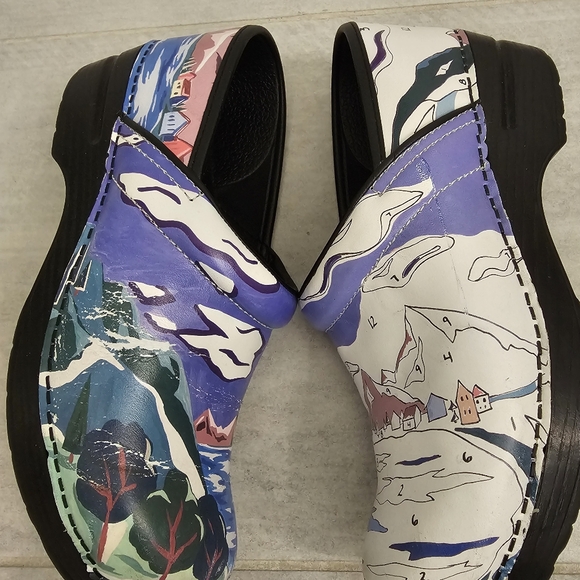 Dansko Twin Pro Leather Clogs *Rare* 39 - Picture 3 of 4